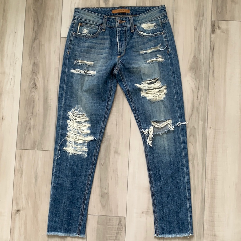 Joe’s boyfriend slim ankle denim